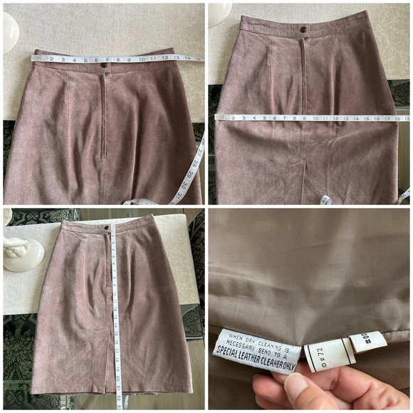 Vintage 80’s Suede Skirt - Picture 16 of 16